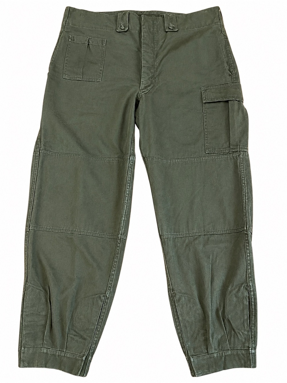 Vintage Belgian Army Military Hunting Cargo Pants Seyntex 1974 Heavyweight